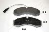 ASHIKA 51-01-100 Brake Pad Set, disc brake